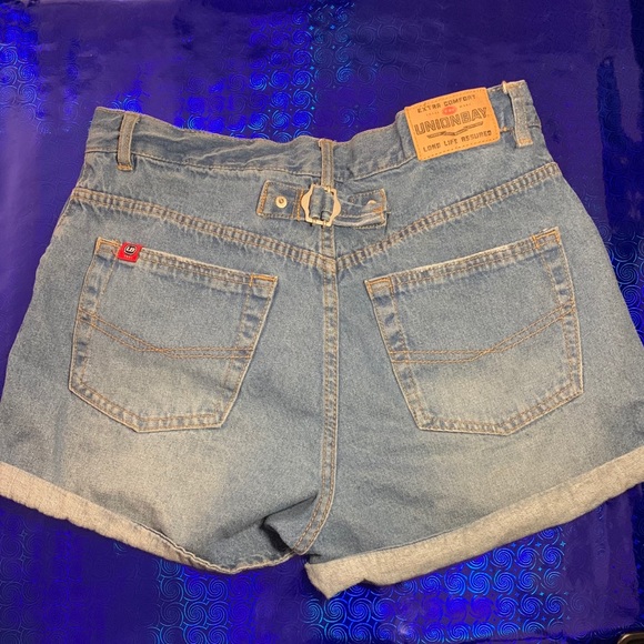 Unionbay Back Tab Medium Wash Denim Short - Picture 4 of 5